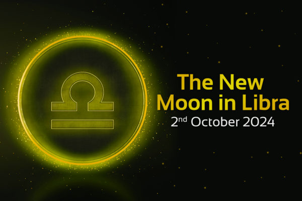 the new moon in libra 2nd october 2024 text with libra star sign symbol