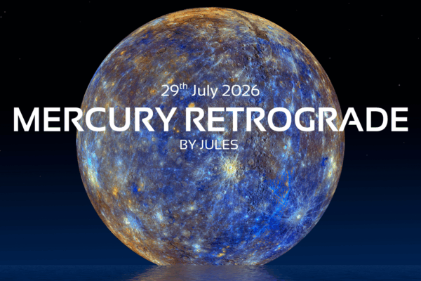 29th july 2026 mercury retrograde by jules text with image of planet mercury